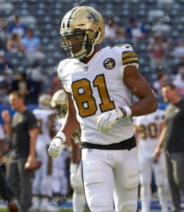 east-rutherford-new-jersey-usa-2nd-oct-2018-new-orleans-saints-wide-receiver-cameron-meredith-81-during-warm-ups-before-a-game-between-the-new-orlean-saints-and-the-new-york-giants-at-me